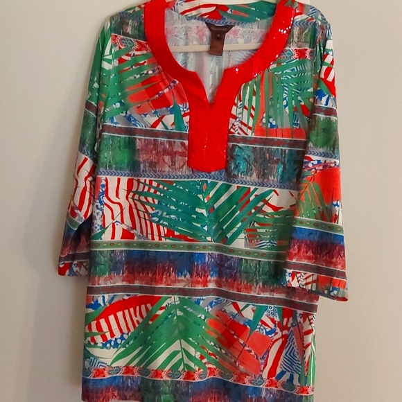 Multicolored tunic - Picture 1 of 4